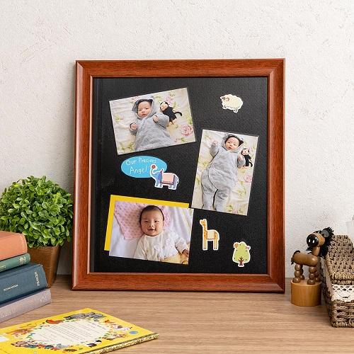 ナカバヤシ フエルアルバム Lサイズ アルバム台紙＆フレーム ブラウン