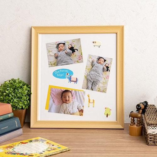 ナカバヤシ フエルアルバム Lサイズ アルバム台紙＆フレーム ブラウン