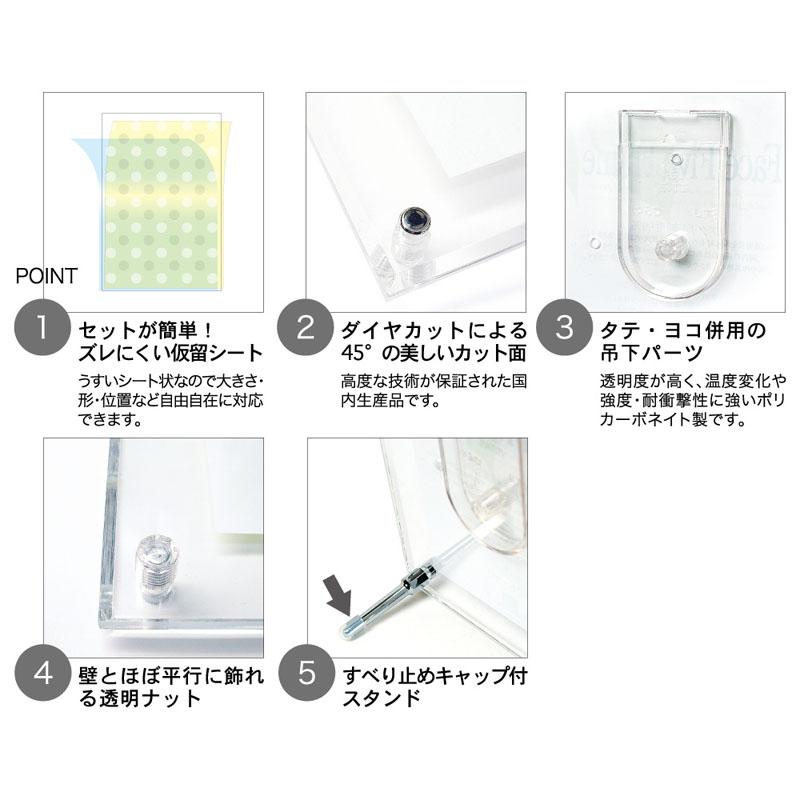 受発注商品 APJ アクリルフレーム フェイスファイブフレーム B4