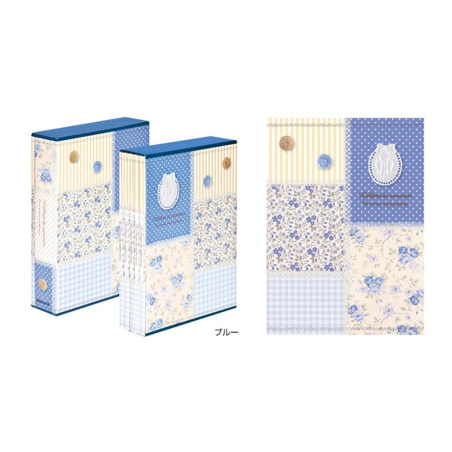 L判 ポケットアルバム ナカバヤシ 5冊ソフトボックスアルバム パッチ