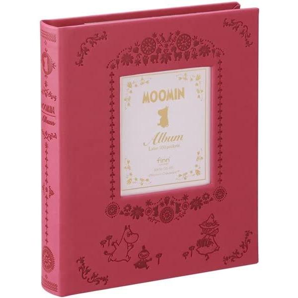セキセイ ムーミン × finn' フレームアルバム 全4色 L判 2段 100枚収納
