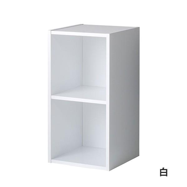 バイナルボックス 2段 全3色 A4ファイルボックス・LPレコードの収納に