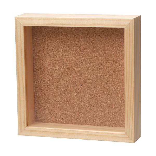 万丈（VANJOH） 立体額 木製 CUBEフレーム1717 壁掛け／置き兼用 額縁