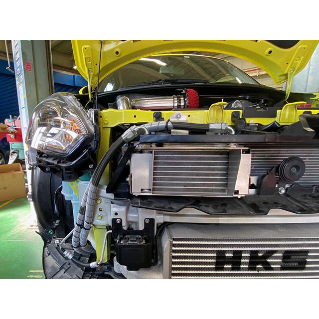 HKS（エッチケーエス） オイルクーラーキットブラック スイフト
