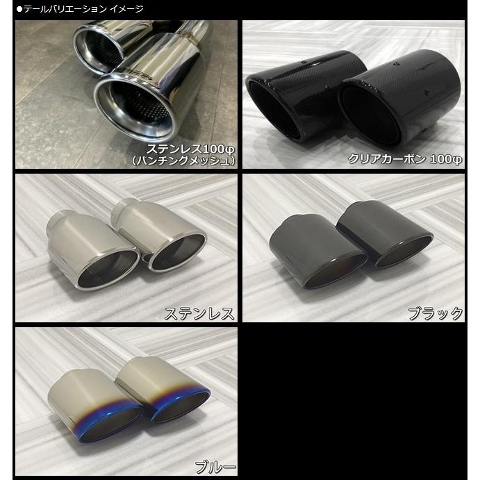 V-VISION ランクル (3BA-VJA300W)ガソリン車 左右2本出し サイド