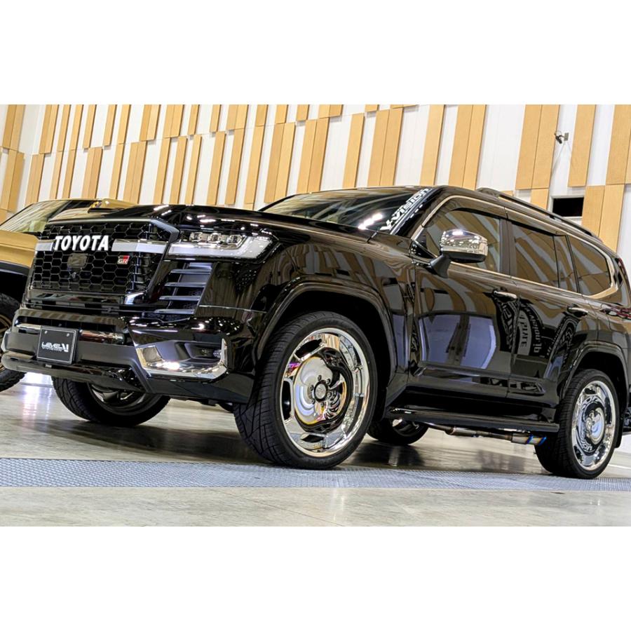 V-VISION ランクル (3BA-VJA300W)ガソリン車 左右2本出し サイド