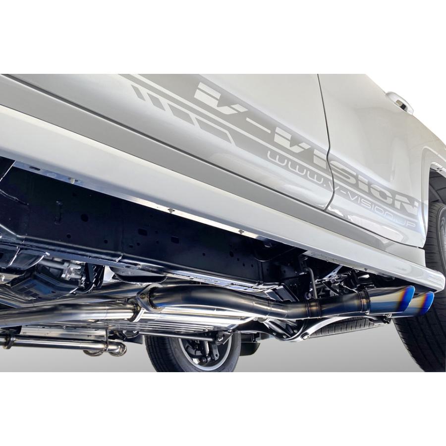 V-VISION ランクル (3DA-FJA300W)ディーゼル車 左右2本出し