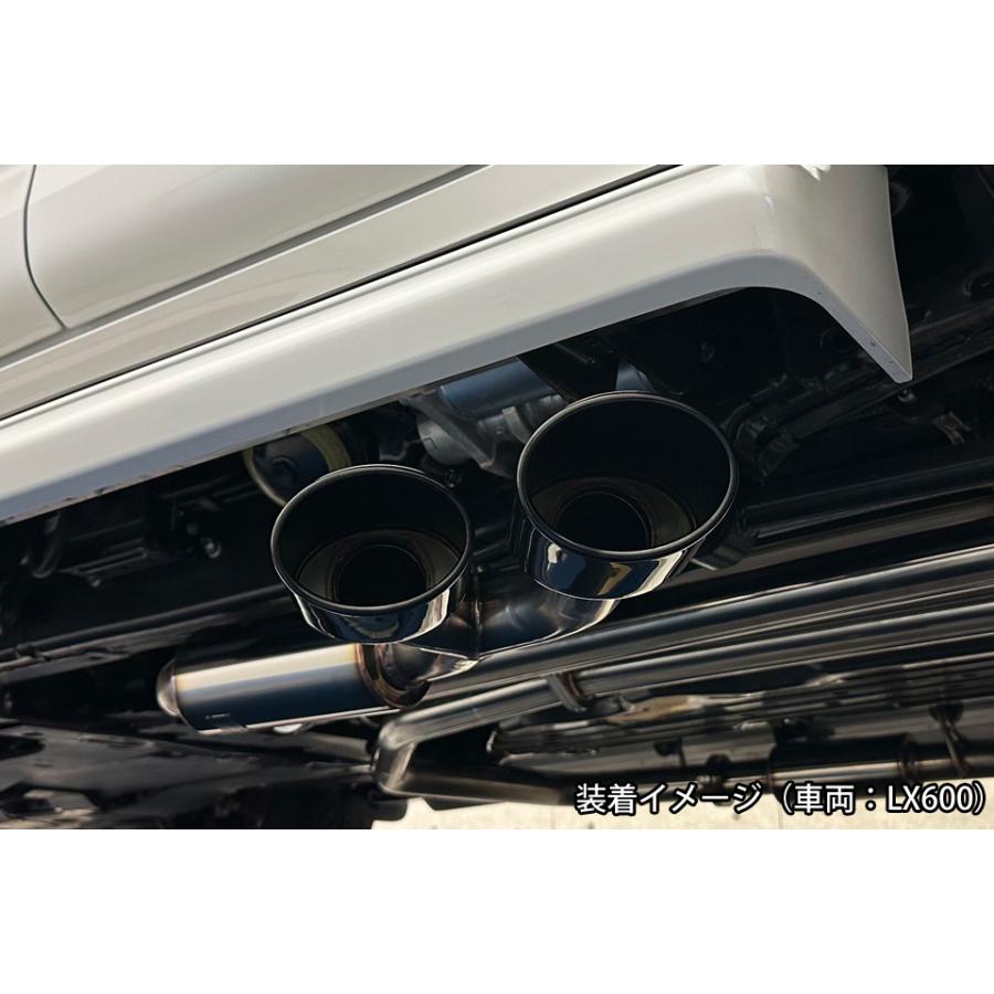 V-VISION LEXUS LX600 (3BA-VJA310W) 左右2本出し サイドマフラー 
