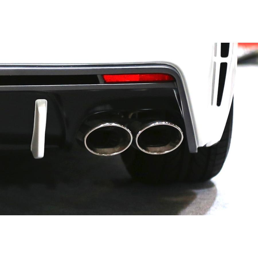 V-VISION レクサスIS350専用 左右2本出しマフラー117×80オーバル×4