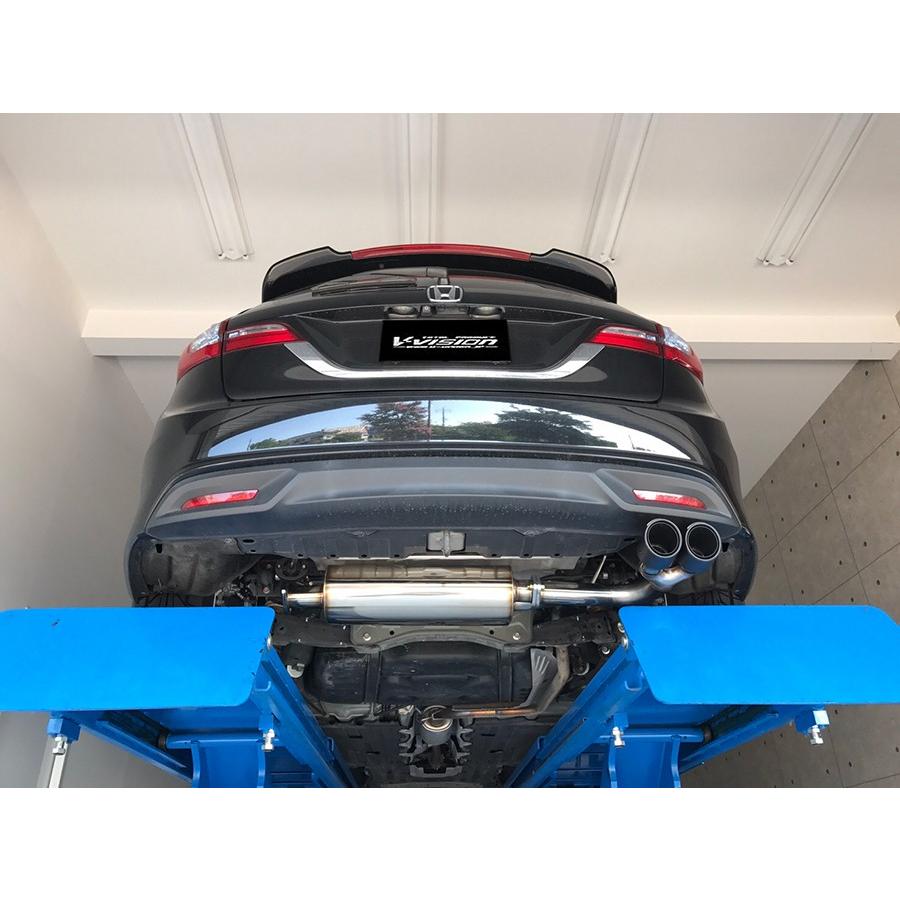 V Vision ジェイド ハイブリッド Daa Fr4 片側 2本出しマフラー ハーフステン つや消しブラック塗装 車検対応 ブイビジョン V Vision Muffler Jadehv 001 V Vision オンライン公式ストア 通販 Yahoo ショッピング