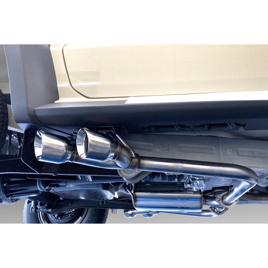 ジムニー V-VISION ジムニーシエラ(JB74W) 左右2本出し サイドマフラー