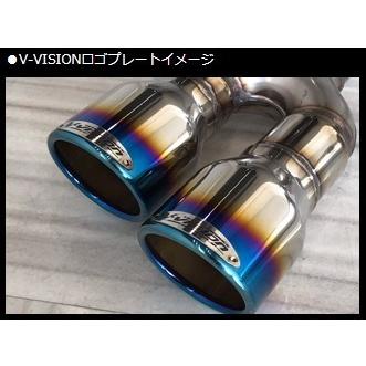 V-VISION クロスビー ハイブリット 4WD専用 左右出しマフラー（SUS436 ハーフステン つや消しブラック塗装） / ブイビジョン｜v-vision｜05