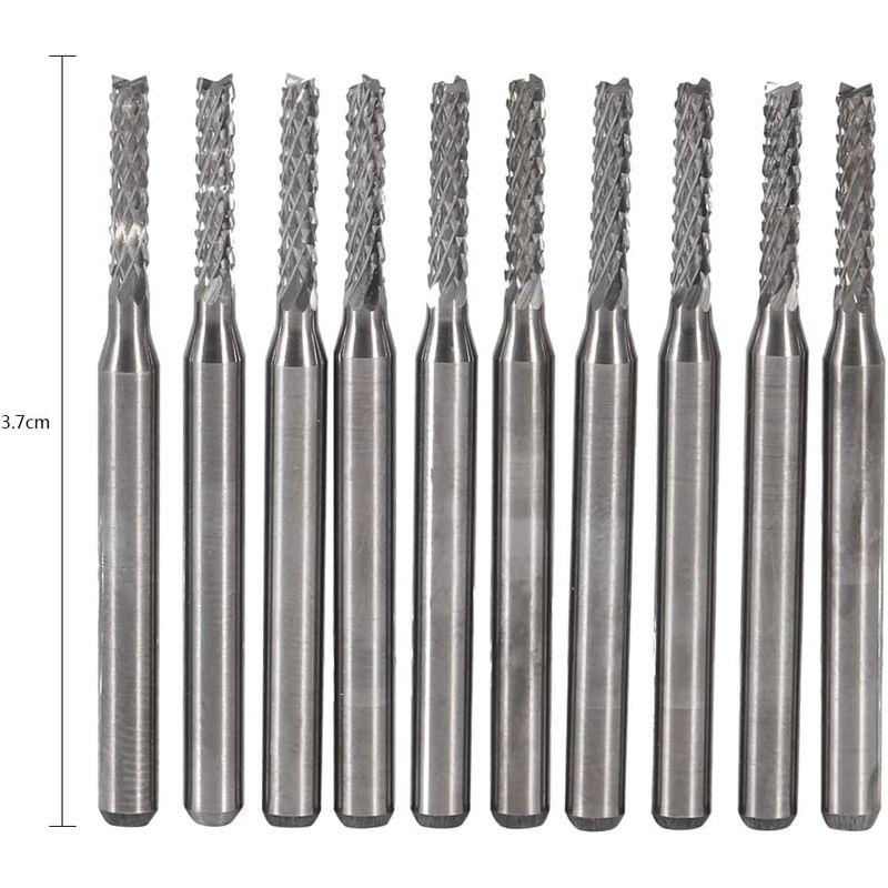 Hilitand 超硬エンドミル 2.0mm タングステンカーバイド 10本入 SMT/CNC/PCBカッター｜v-west｜03