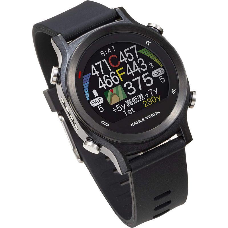 アサヒゴルフ EAGLE VISION watch ACE EV-933 BK 