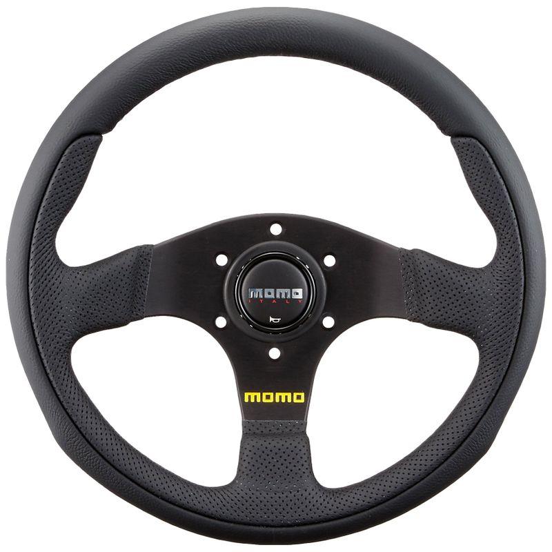 MOMO(モモ) ステアリング ティーム 30パイ BK T-1002 : V-WEST MOMO(モモ) ステアリング ティーム 30パイ BK T-1002 : V-WEST