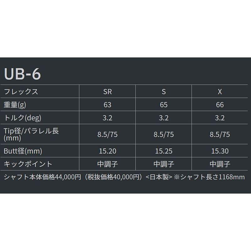 GRAPHITE DESIGN(グラファイトデザイン) TOUR AD UB-6 ゴルフシャフト