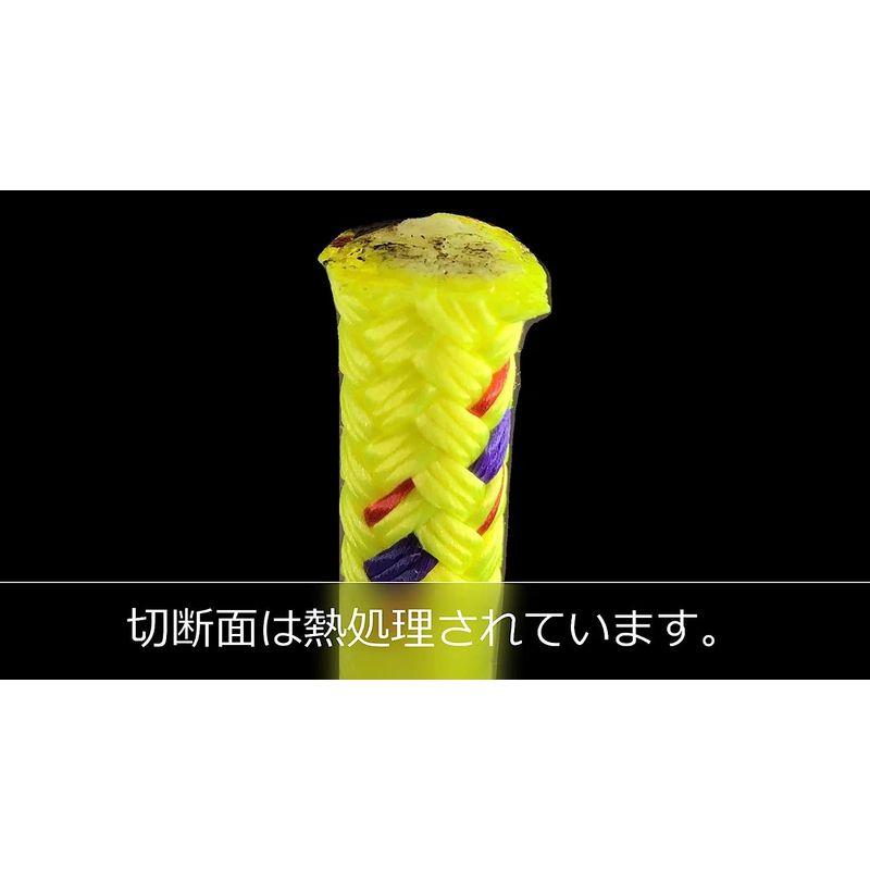 新入荷 ヤマハ (YAMAHA) パラコード 8mm 破断強度2734kgf ダイニーマロープ 超高分子量ポリエチレン SK-60 紫外線変色防止加 【UOI2306494129】(83899円)