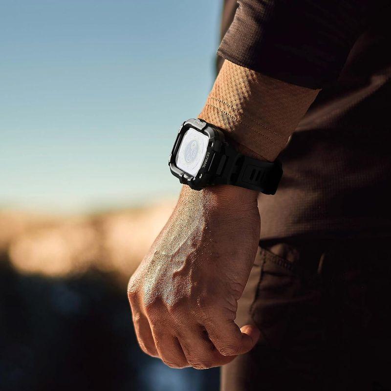 ULTIMAL コンパチブル Apple Watch バンド アップル ウォッチ バンド 44mm/45mm/49mm ケース 一体型 TP｜v-west｜07