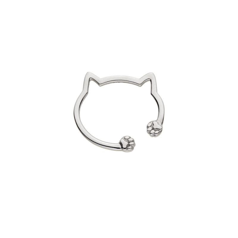 ヴイエー ヴァンドーム青山K10WG ねこ イヤーカフ Me&Cats寄付対象商品 
