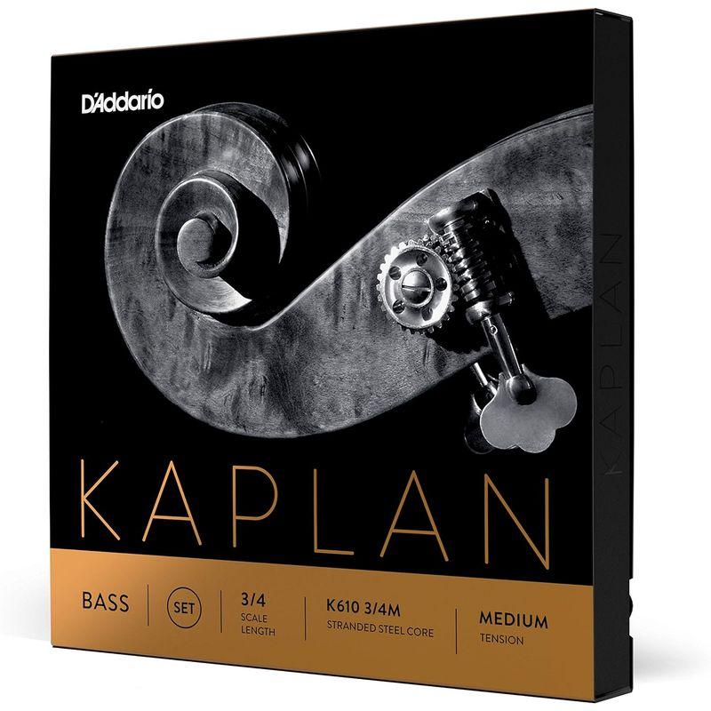 ダダリオ ウッドベース(コントラバス)弦 Kaplan Double Set K610 3/4M Medium Tens 【推奨】