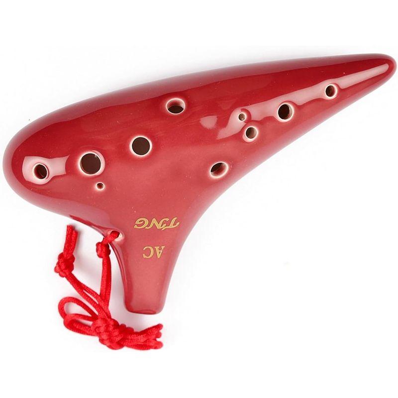 TNG オカリナ 楽器 シングル 12穴 / アルト/レッド 高級 C調 AC TNG オカリナ 楽器 シングル 12穴 / アルト/レッド 高級 C調 AC
