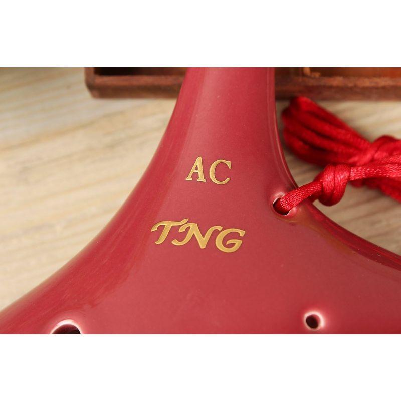 TNG オカリナ 楽器 シングル 12穴 / アルト/レッド 高級 C調 AC TNG オカリナ 楽器 シングル 12穴 / アルト/レッド 高級 C調 AC