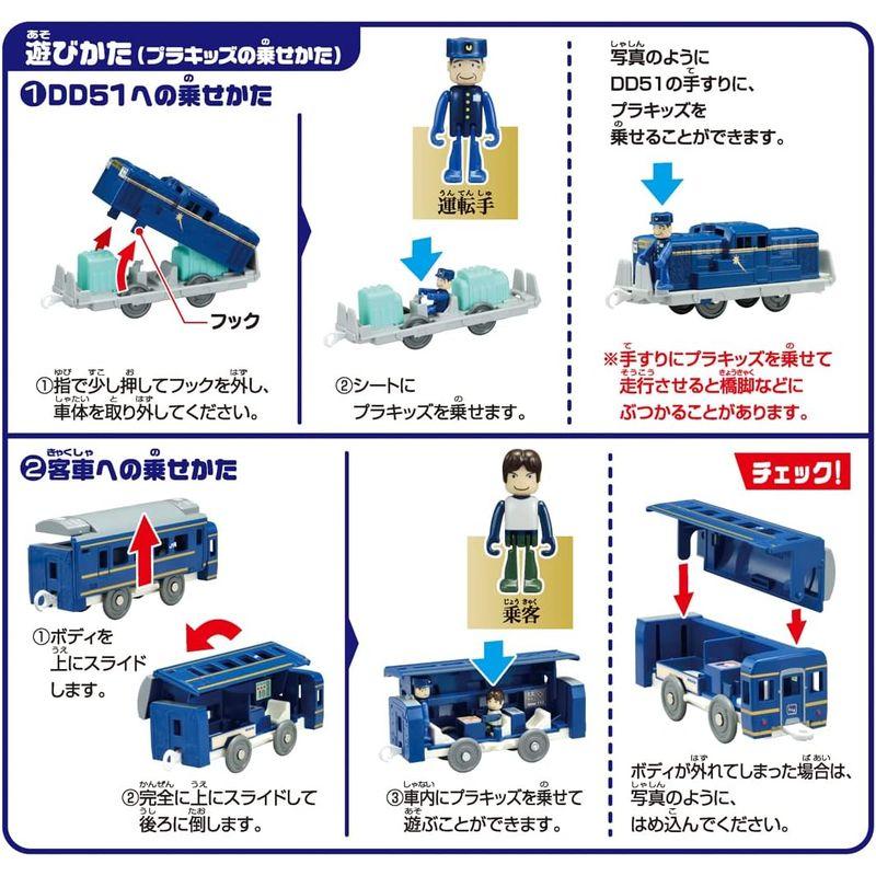 プラレール 最後のブルートレイン 北斗星DD51 重連仕様 