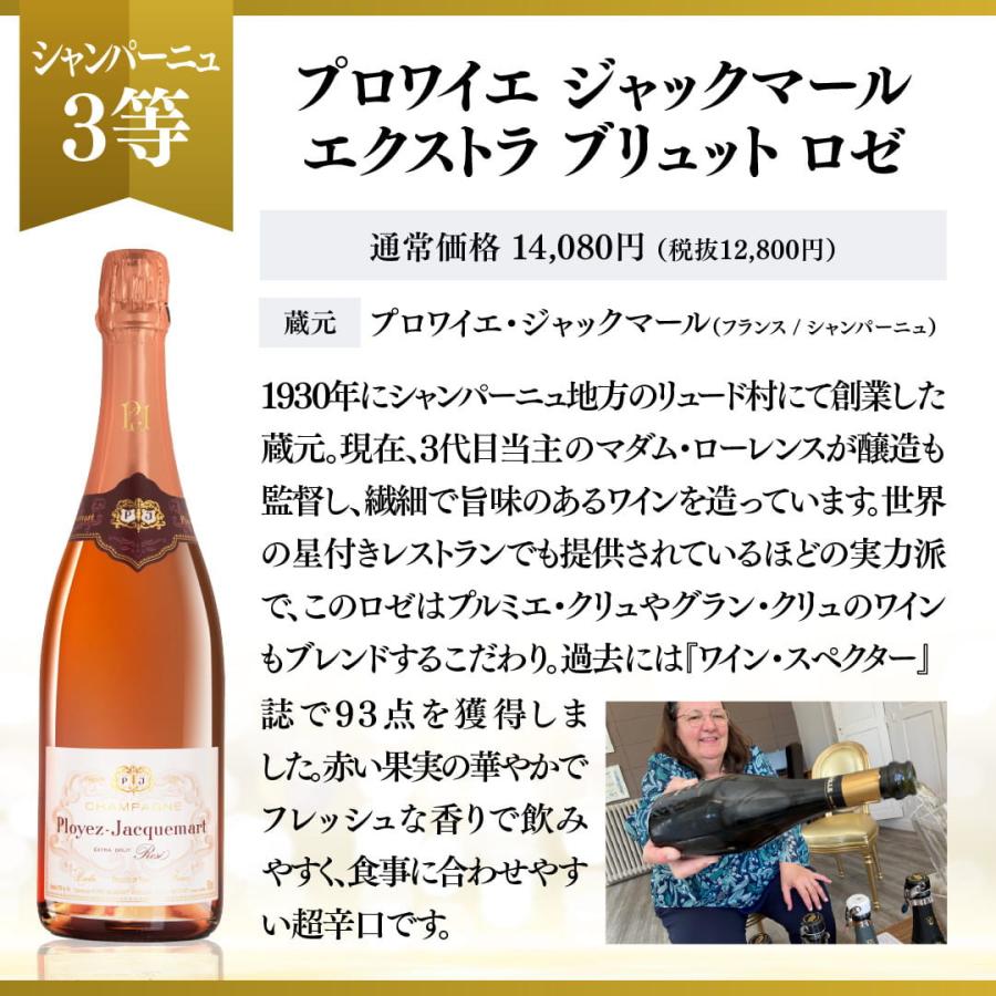 運命の一本ワインくじ シャンパーニュ編 ワイン シャンパン スパークリング 福箱 福袋  x-26wk2 爆買 |  | 03