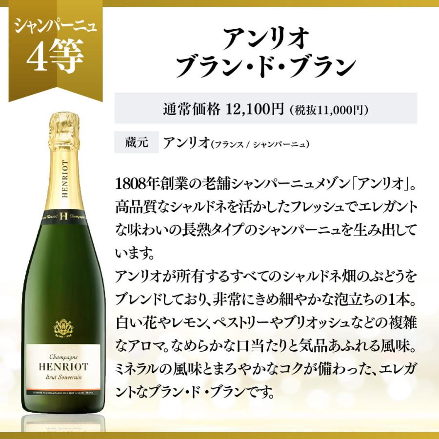 運命の一本ワインくじ シャンパーニュ編 ワイン シャンパン スパークリング 福箱 福袋  x-26wk2 爆買 |  | 04