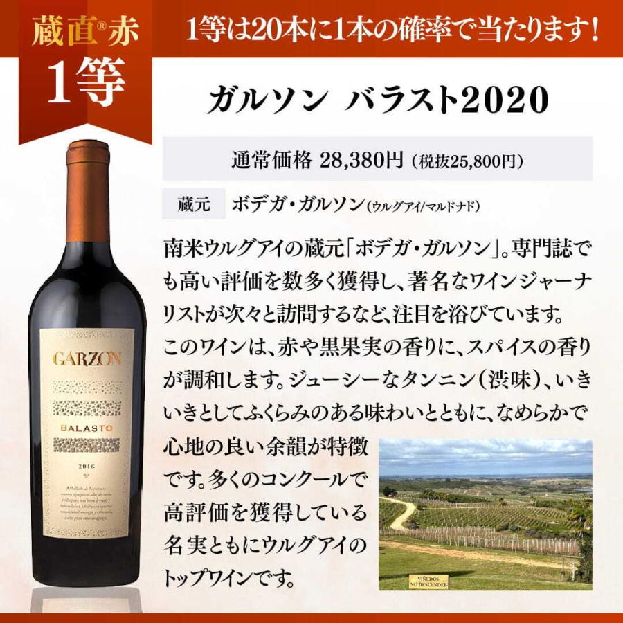 1等は28,380円相当！蔵直(R)赤ワインくじ ワイン 赤 赤ワイン くじ 福袋 福箱 おすすめ 人気 お楽しみ x-26wk3 爆買 |  | 01