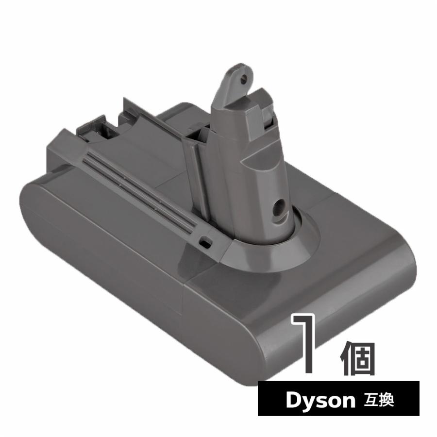 Dyson ダイソン 掃除機 最新互換バッテリー V6用 グレー 大容量