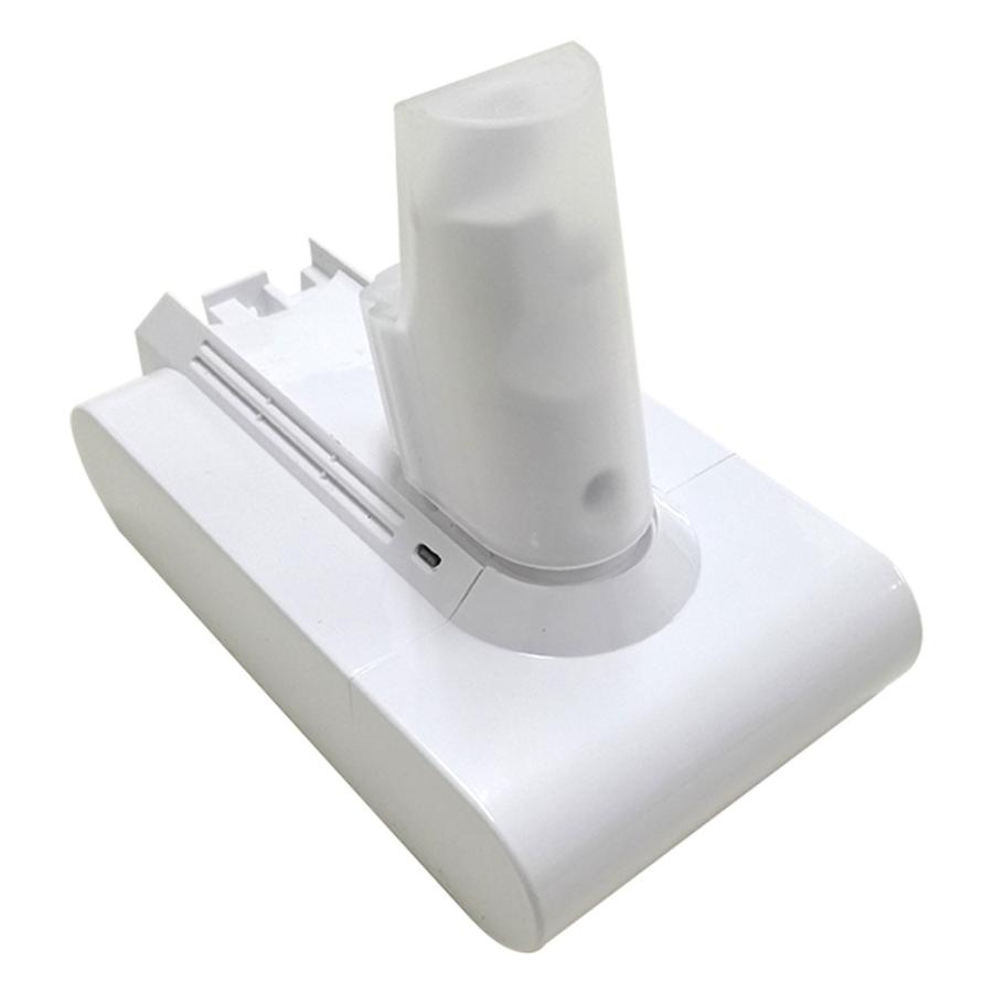 Dyson ダイソン 掃除機 最新互換バッテリー V6用 ホワイト 大