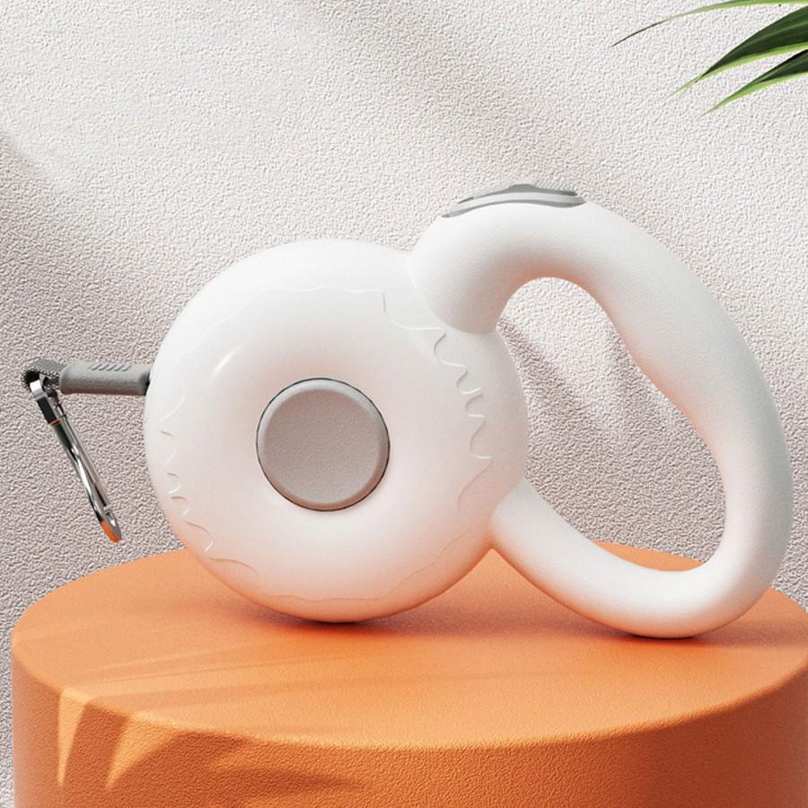 DOGPET 軽量 リード 犬 伸縮リード 3m ロングリード ドーナツ型リーシュ ハンズフリー 小型犬 中型犬 牽引 散歩 手にフィットする構造 軽量で疲れない |  | 07