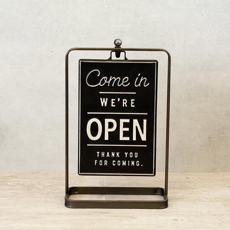 OPEN CLOSED 置き型 サイン 看板 お店 サインボード カフェ 店舗用