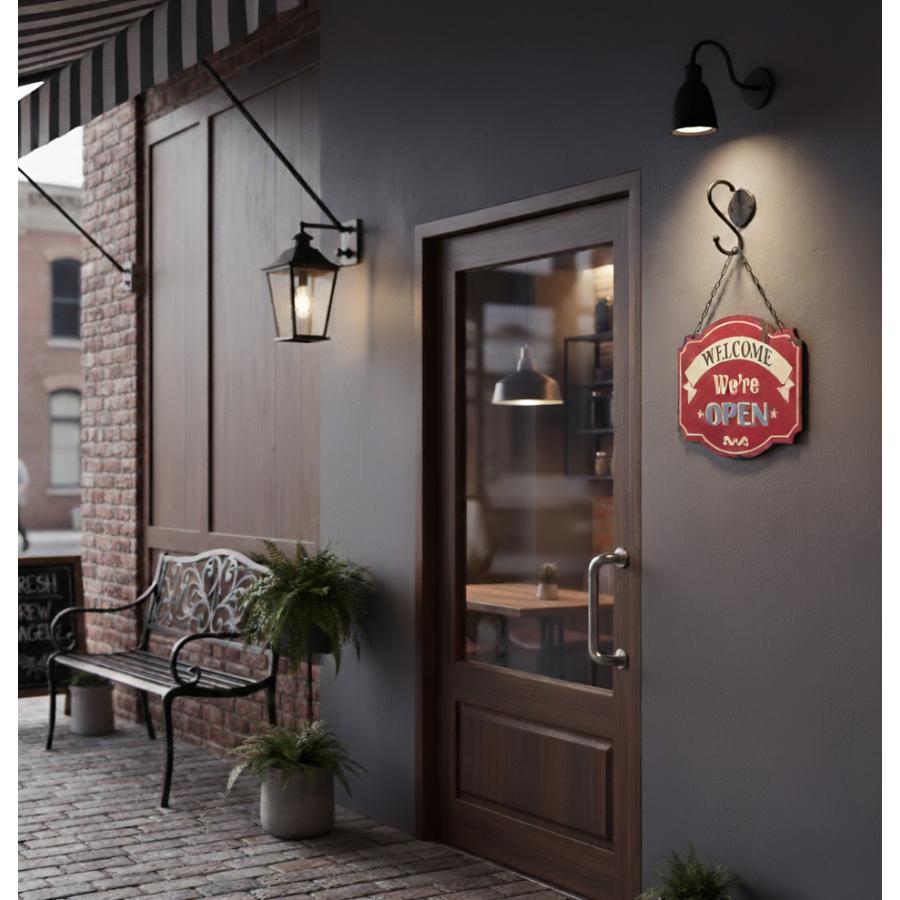 お店 看板 open オープン キッチンカー サイン 両面 開店 閉店 壁掛け