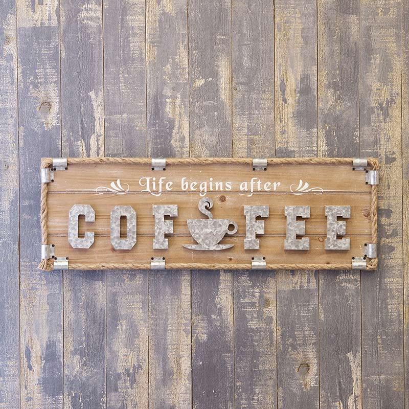 カフェサイン カフェ 看板 コーヒー 喫茶店 壁掛け お店 サインボード 店舗用 木製 Aki Gb573 リゾート雑貨とアロマショップ 通販 Yahoo ショッピング