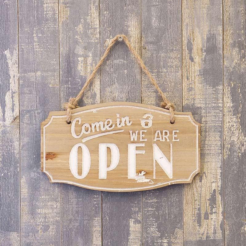 open 看板 開店 閉店 両面 壁掛け オープン クローズ お店 サイン