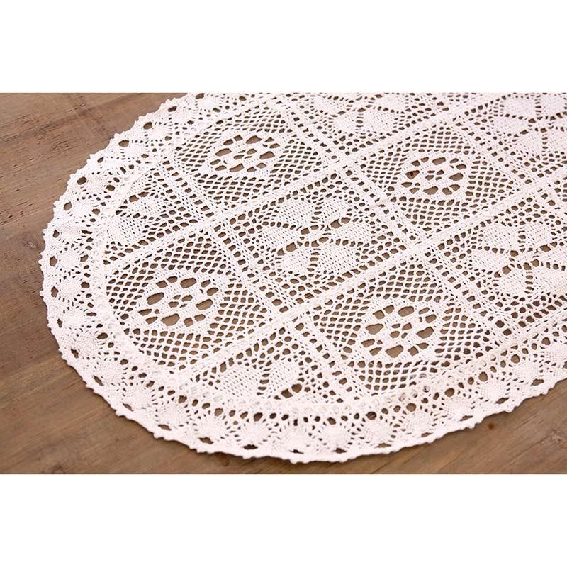 レース テーブルセンター テーブルランナー 花柄 カフェ クロス