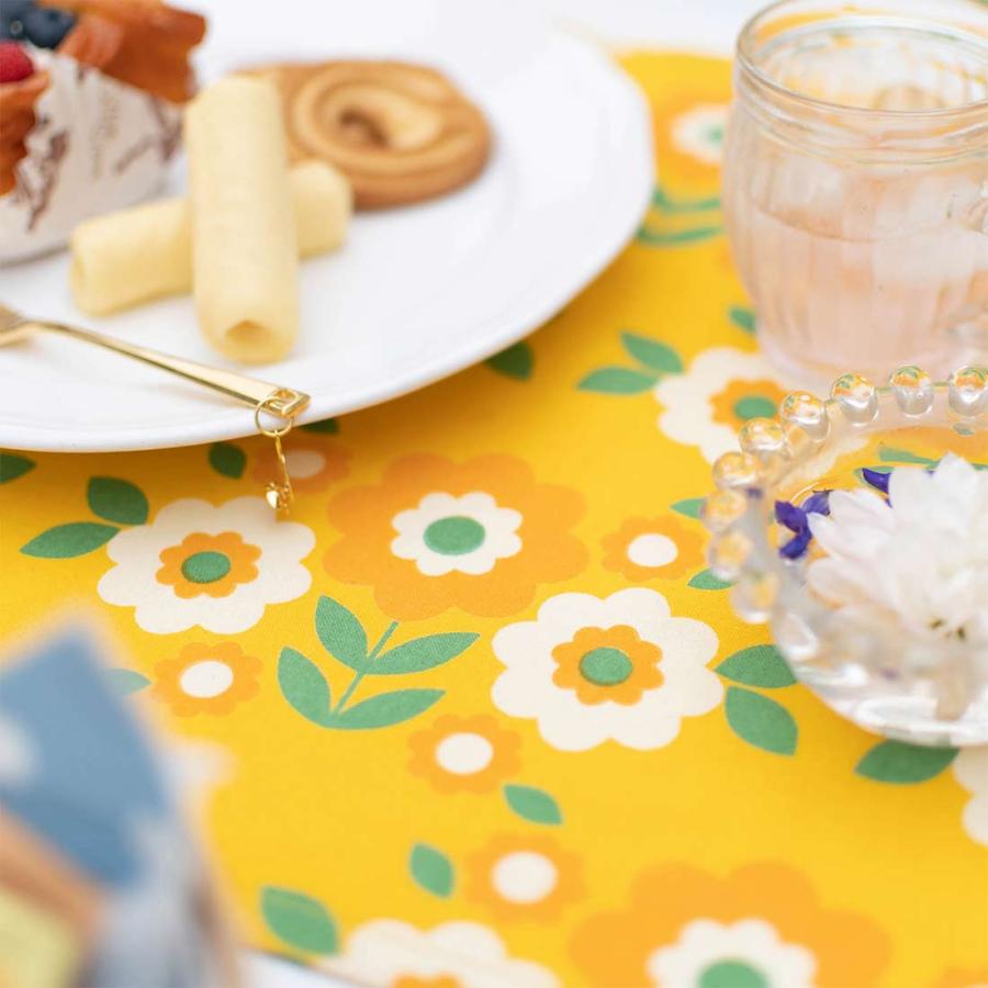 昭和レトロ柄 生地 花柄 キッチン 食器 ランチマット ランチョン 昭和レトロ柄 生地 花柄 キッチン 食器 ランチマット ランチョン