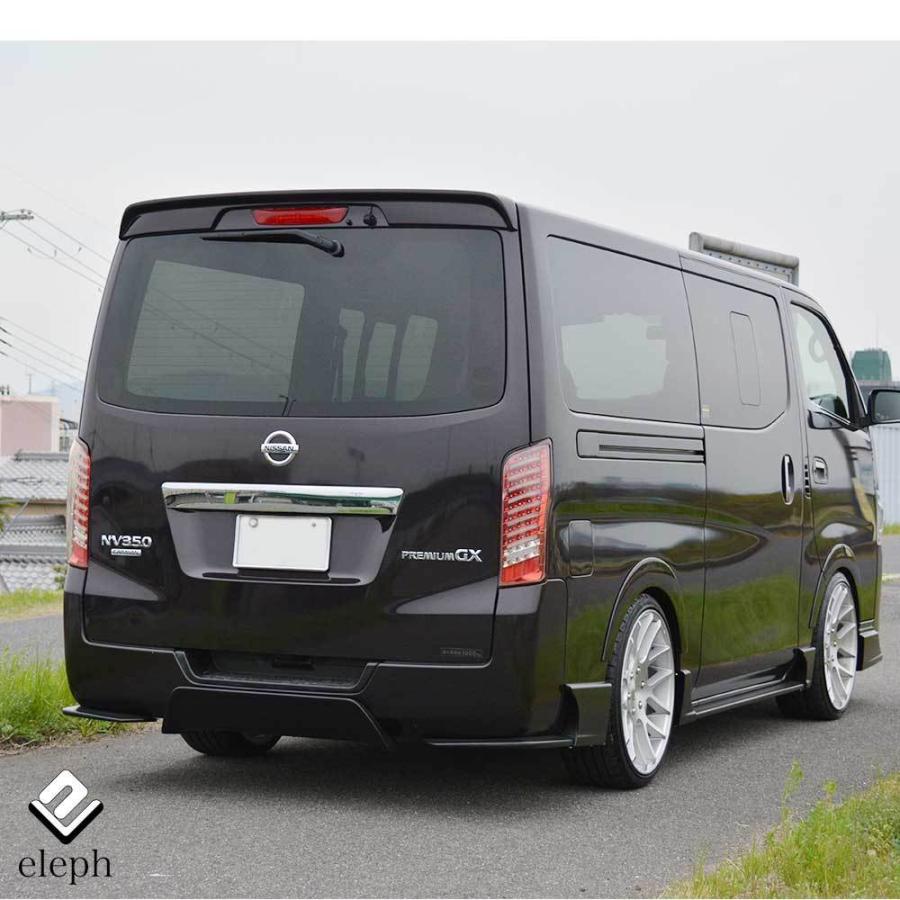 キャラバン NV350 前期 / 後期 標準ボディー　リアウイング リヤウイング　ルーフウイング　エアロ eleph エレフ 富士企画 |  | 02