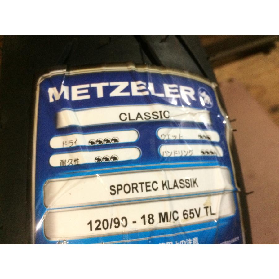 メッツラー タイヤ SPORTEC KLASSIK 120/90-18 : fabric - 通販 