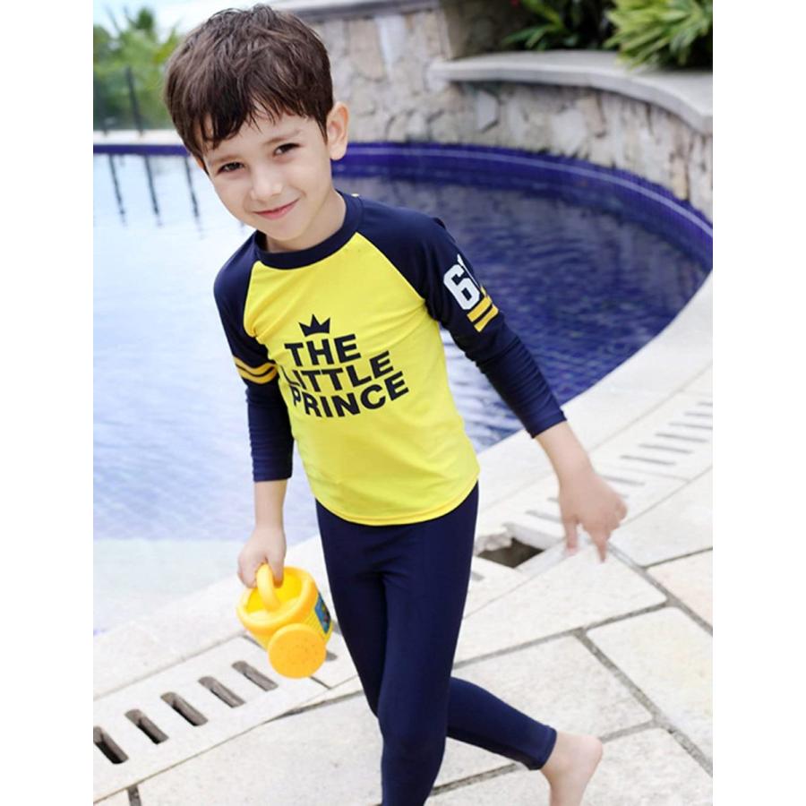 Cloudkids 水着 キッズ 女の子 男の子 2点セット 配色 長袖 子供用 セパレート ラッシュガード スクール ジュニア みずぎ ス Www Arilab Com Tr Index Php