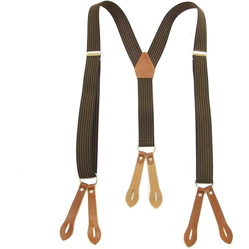 お歳暮 ドライボーンズ Dry Bones サスペンダー レザーボタン留め Dsh 057 メンズ ファッション小物 ブラウン メンズフリーサ 配送員設置送料無料 Zoetalentsolutions Com