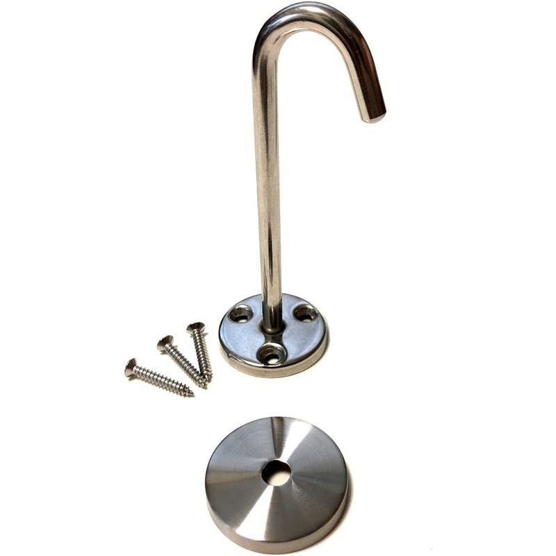 T ポイント5倍 3world ステンレス フック シンプル スタイリッシュ バスルーム など ネジ付 Sw1193天井フックｌサイズ11cm3個組 Cisama Sc Gov Br