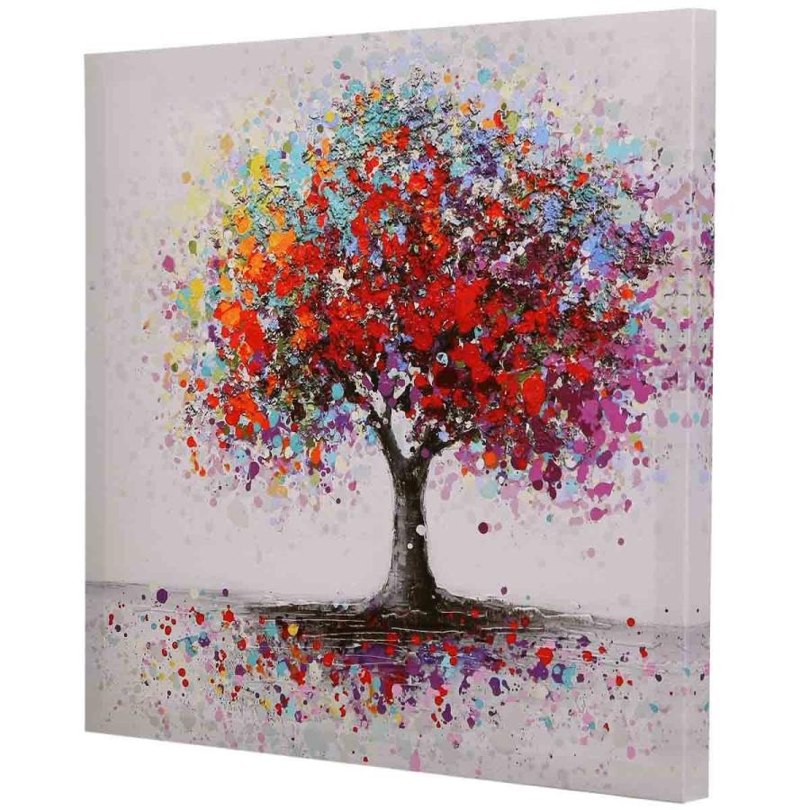 アートパネル 樹木 自然 W60cm H60cm 正方形 大型 アートフレーム 絵画 