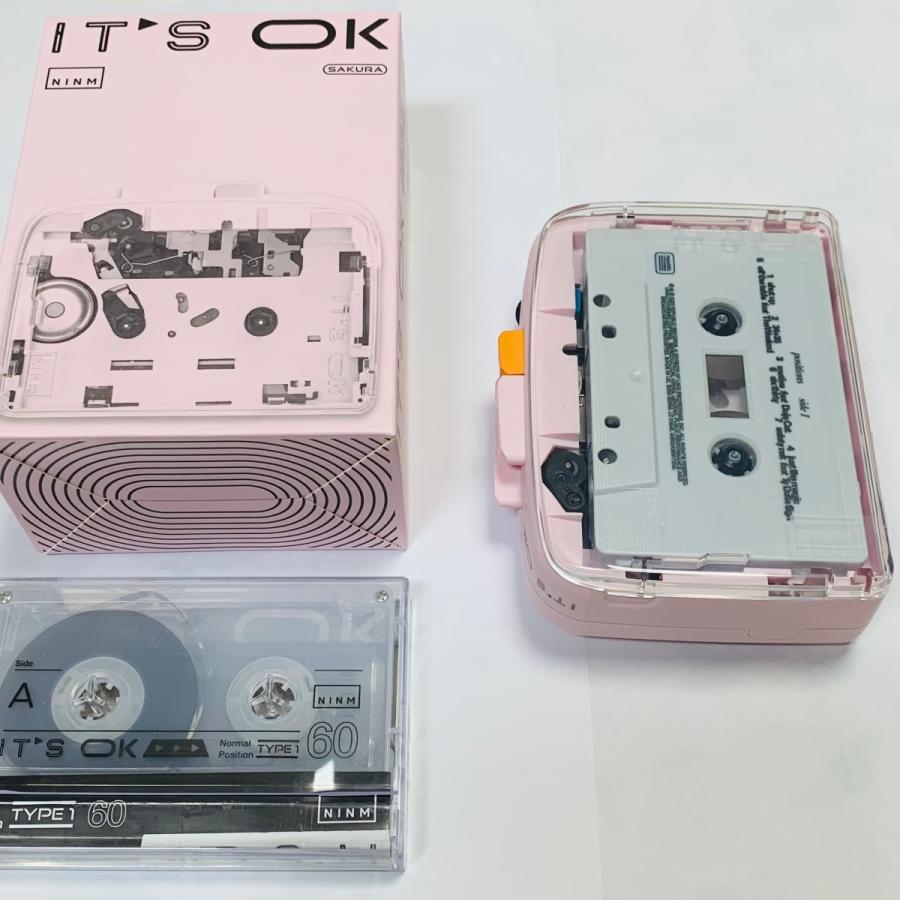 NINM Lab IT'S OK Bluetooth 5.0 Cassette Player レコーダー機能を搭載したBluetooth