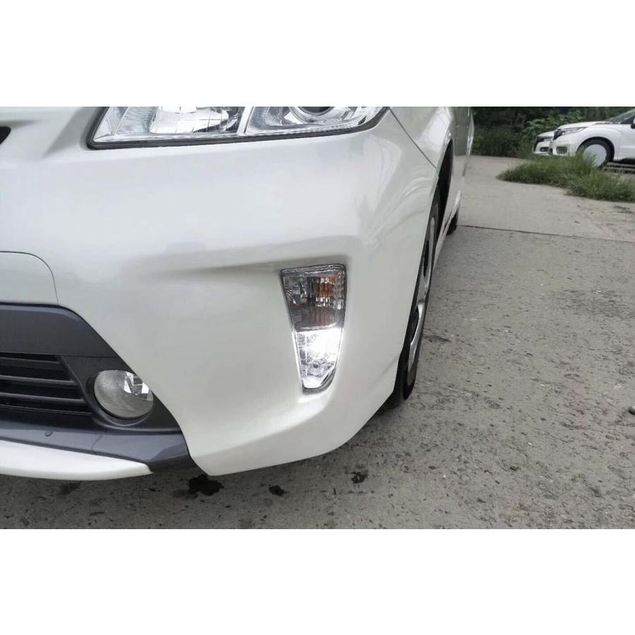 プリウス30系prius 後期 US仕様 デイライト カプラーオンで点灯【18