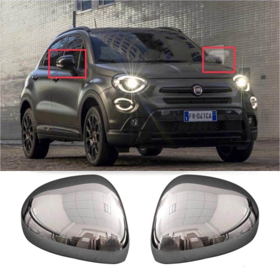 即納◇送料込み◇フィアット 500x ドアミラー カバー 左右セット