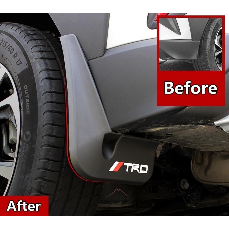 トヨタ?C-HR CHR 用 フロント リア マッドガード 泥除け 外装 保護