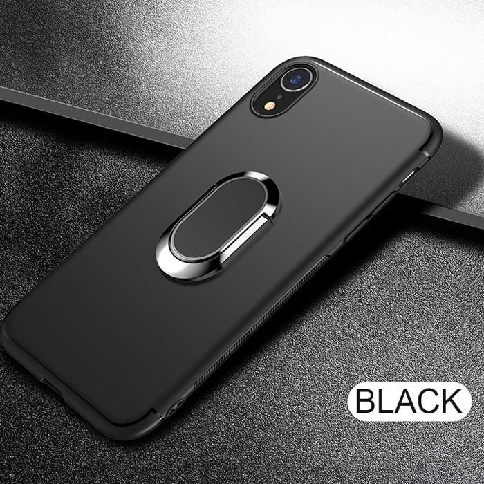 バンカーリング付きiPhoneケース リング付きケース iPhone XR XS max